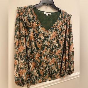 Rose + Olive blouse